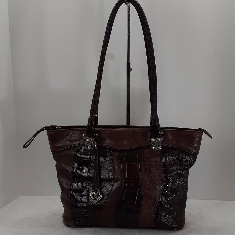Brighton Vintage Leather Shoulder Bag